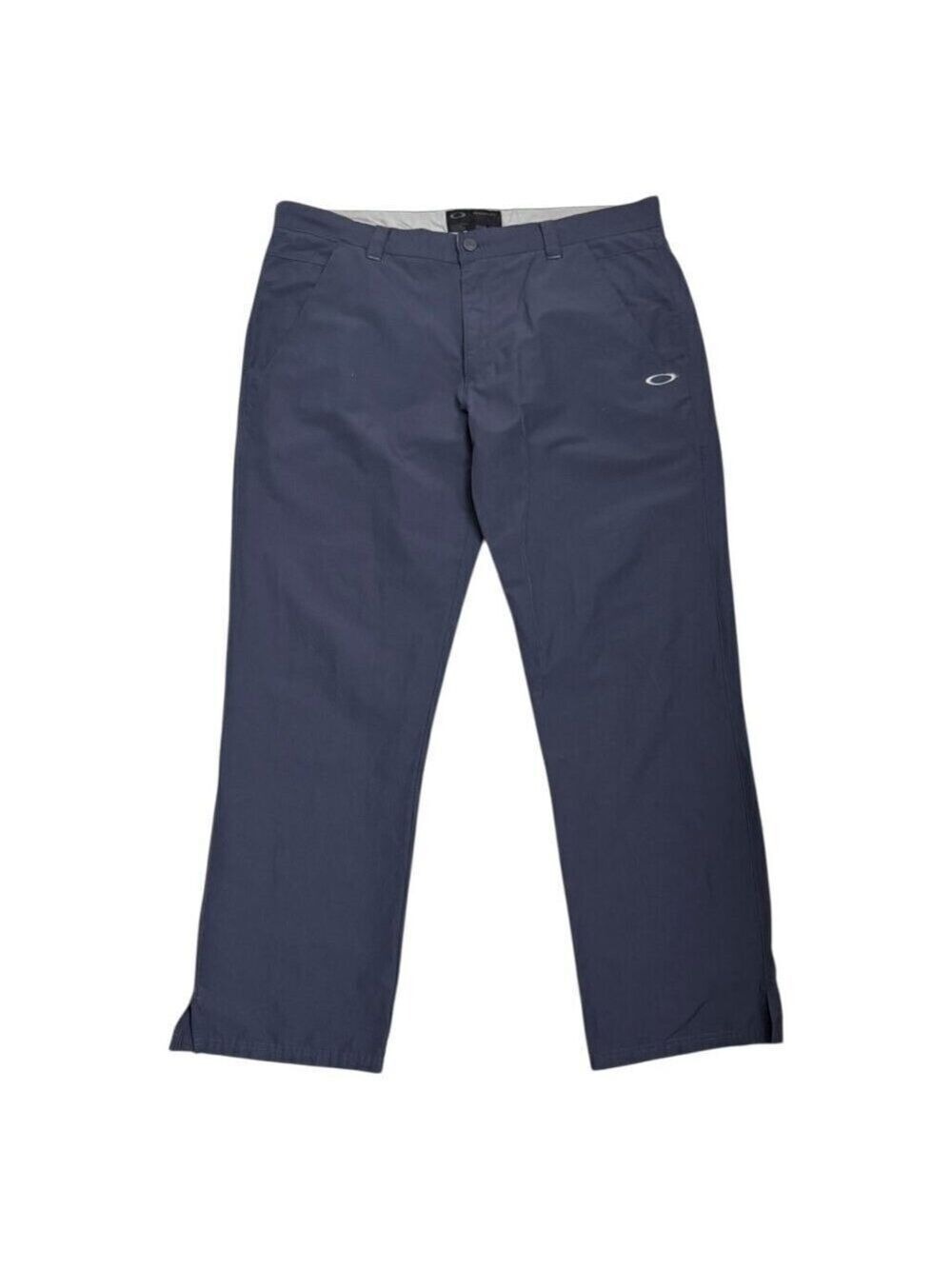 OAKLEY Gray Casual Lightweight Relaxed Designer Pants Mens 40x32